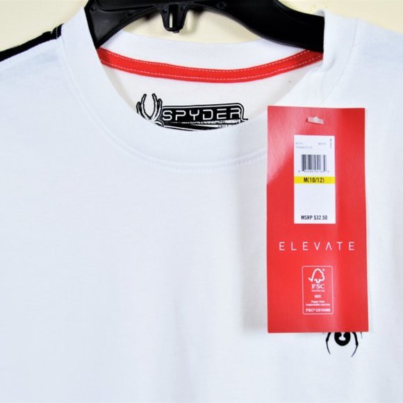 NWT SPYDER Cotton Long sleeve T- Shirt - Picture 2 of 4